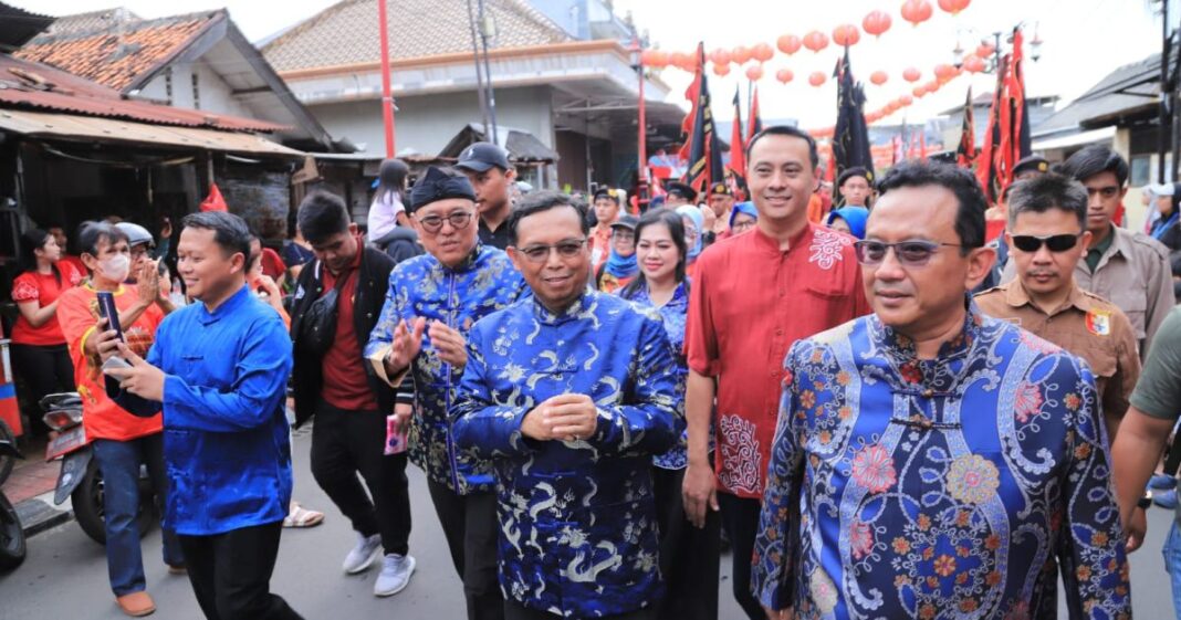 Cap Go Meh 2577 di Bekasi Meriah, Demokrat Sampaikan Pesan Toleransi