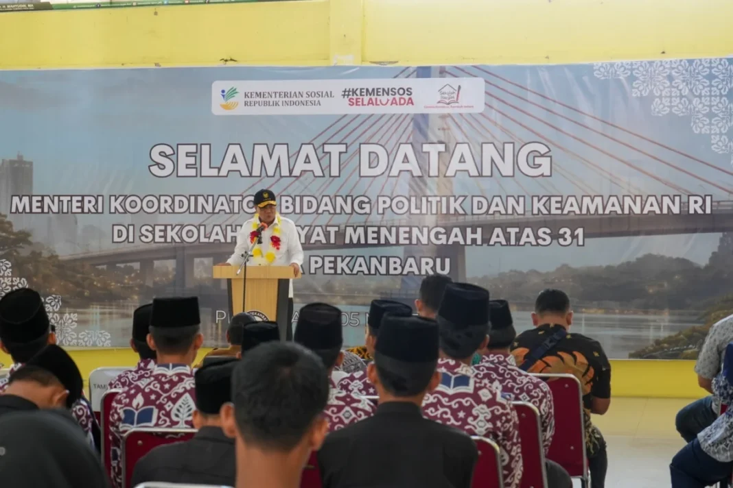 Menko Polkam Tinjau Sekolah Rakyat Pekanbaru