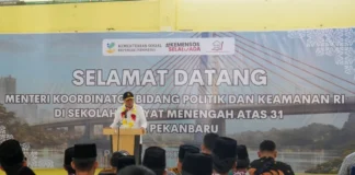 Menko Polkam Tinjau Sekolah Rakyat Pekanbaru