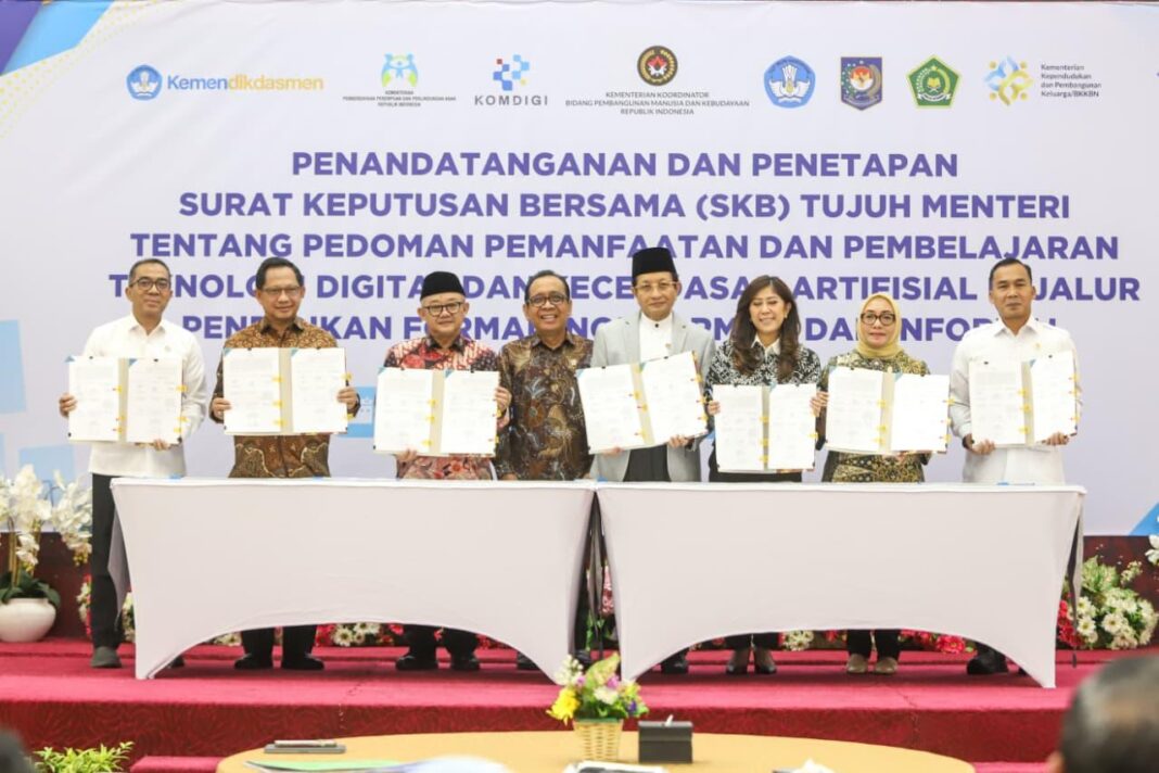Pemerintah Terbitkan SKB 7 Menteri tentang AI di Dunia Pendidikan