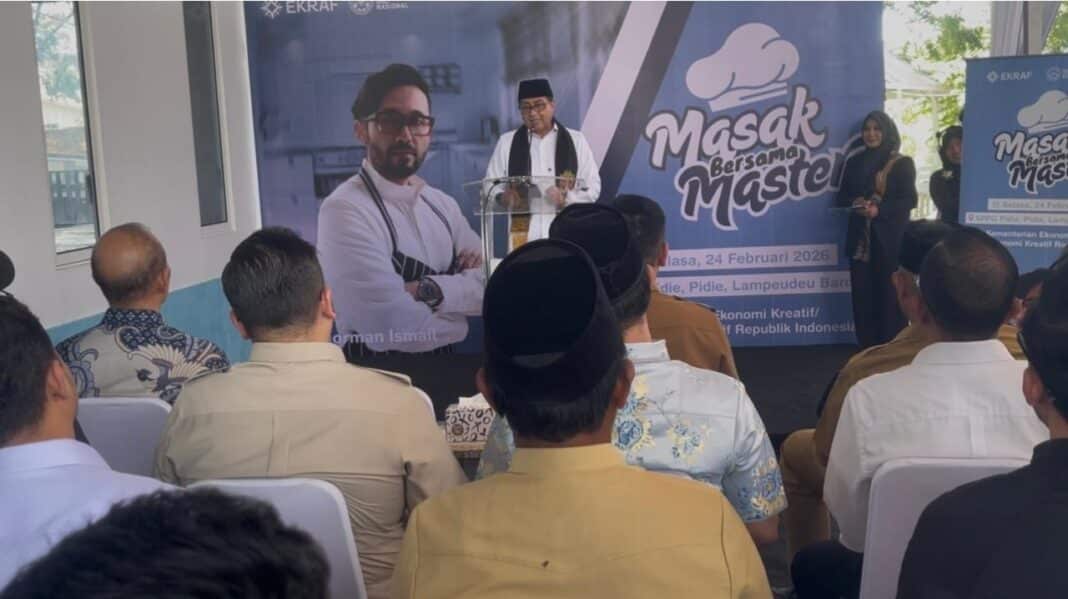 Menekraf Dorong MBG Gunakan Bahan Lokal, Pidie Disiapkan jadi Motor Ekonomi Desa