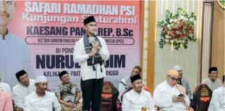 Kaesang Pangarep dan PSI mengunjungi Ponpes Nurul Qadim, Probolinggo, 28/2/2026. PSI menyebut agenda silaturahmi Ramadan, namun publik menyoroti gaya politik yang kian dekat dengan simbol agama jelang Pemilu 2029.
