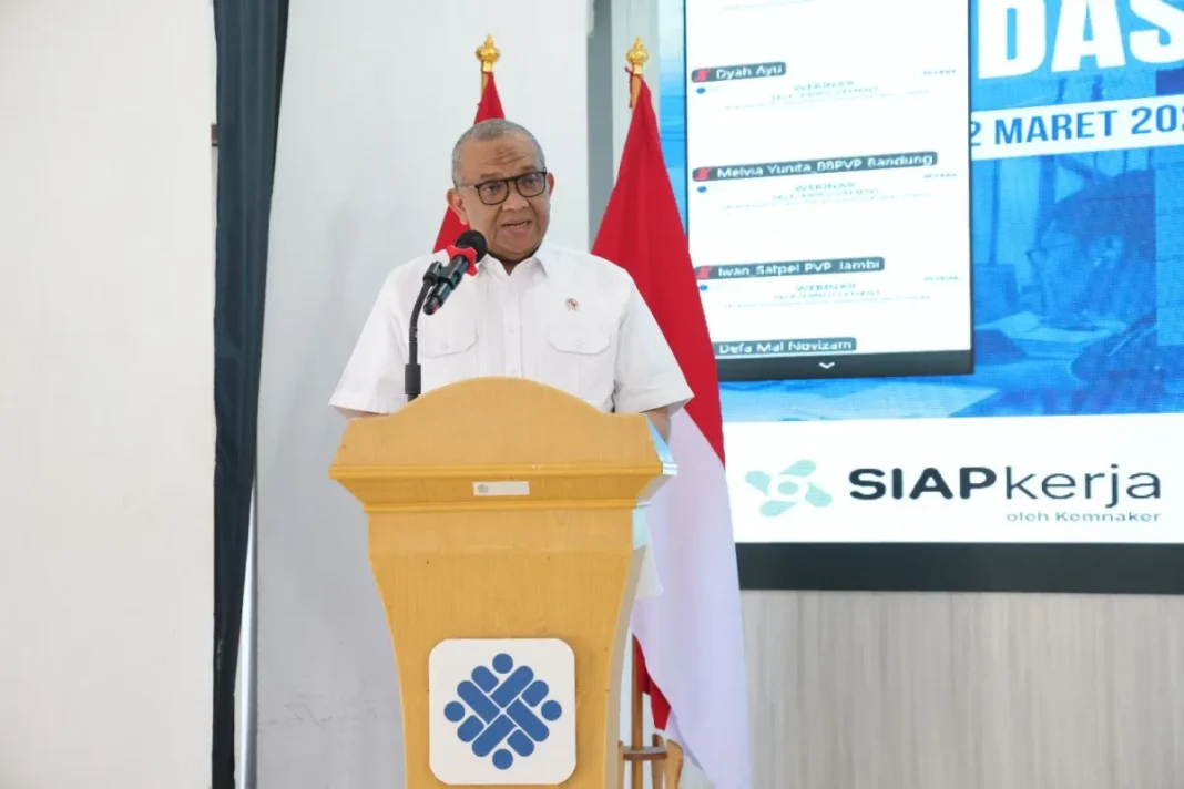 Perkuat SDM, Wamenaker Tegaskan Pelatihan Vokasi Harus Tingkatkan Peluang Kerja Nyata