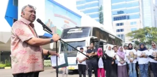 Lepas 295 Pekerja Ikuti Program Mudik Gratis, Wamenaker: Bentuk Apresiasasi Atas Dedikasi Pekerja