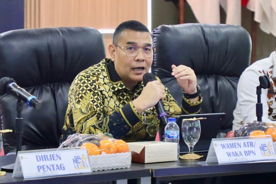 Wamen Ossy Tegaskan Pelayanan Pertanahan Harus Prioritas