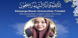 KORBAN TERMUDA - Unggahan di laman Instagram STMA Trisakti dengan ucapan belasungkawa atas mangkatnya Nur Alimatun Citra Lestari yang jadi satu di antara 15 korban meninggal dunia dari insiden kecelakaan kereta di Bekasi pada Senin (27/4/2026) lalu. Nur Alimatun Citra Lestari tercatat merupakan korban termuda dari insiden nahas yang melibatkan Kereta Api Jarak Jauh Vs KRL Commuter Line ini. OFFICIAL INSTAGRAM STMA TRISAKTI/REPRO