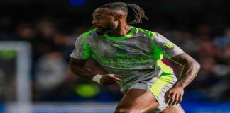 Pemain Manchester City, Jeremy Doku mendrible bola dalam Pertandingan lanjutan Liga Inggris 2026/2-26 pekan 32, Minggu (12/4/2026). Bertandang ke Stamfoird Bridge, Man City tak hanya mengalahkan Chelsea, tapi sekaligus membuka peluang menghancurman misi juara Liga Inggris 2026 Arsenal ! OFFICIAL INSTAGRAM MANCHESTER CITY / REPRO