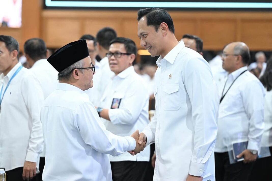 AHY Hadiri Rapat Kerja Pemerintah, Tegaskan Kesiapan Hadapi Krisis Global