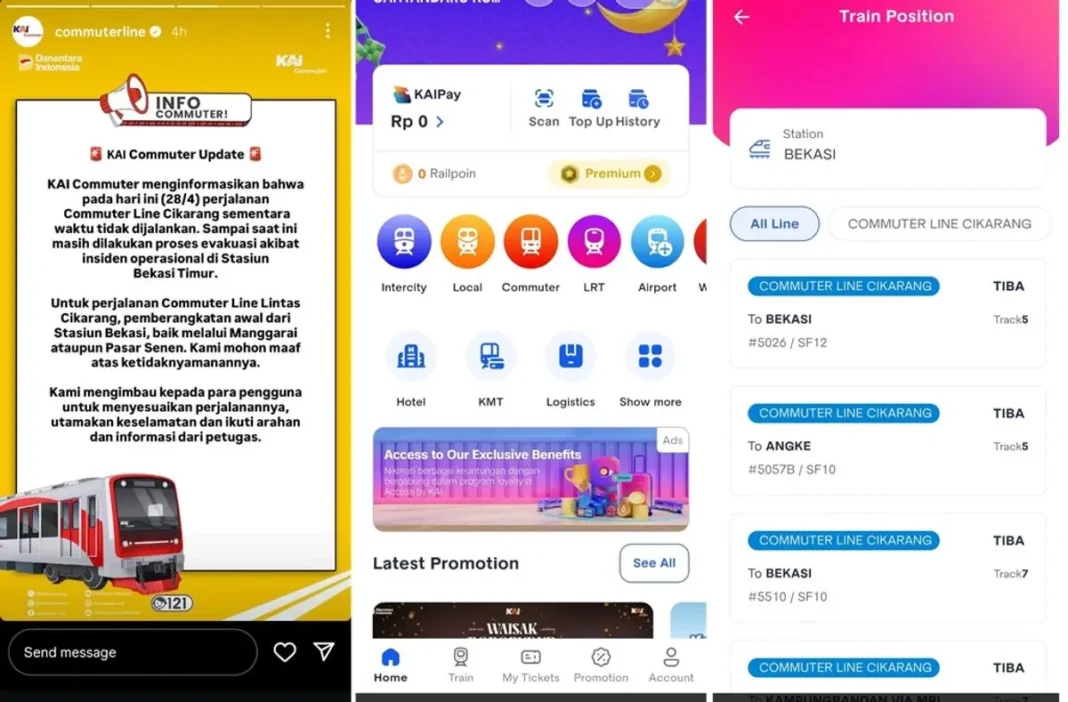 Imbas Kecelakaan Kereta Api di Bekasi Timur, Ini Rute dan Cara Cek Jadwal KRL Commuter Line