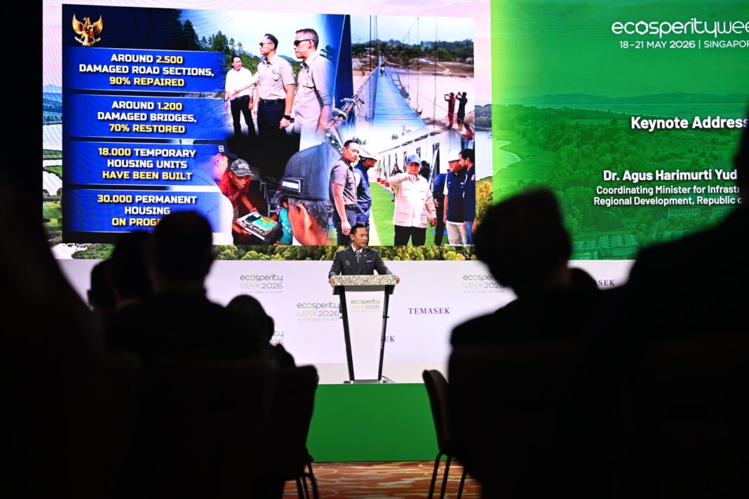 Pidato AHY di Ecosperity Week 2026, Singgung Persahabatan Indonesia-Singapura