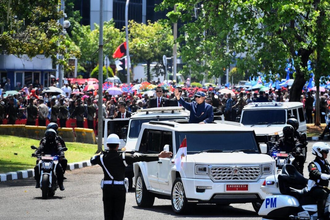 Untuk Pertama Kalinya, Prabowo Gunakan Mobil Maung di Agenda Luar Negeri