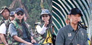 Kolase Menko AHY saat menyusuri Sungai Ciliwung. Menko AHY memberikan teguran kepada Kabalai yang tidak mendengarkan arahannya.
