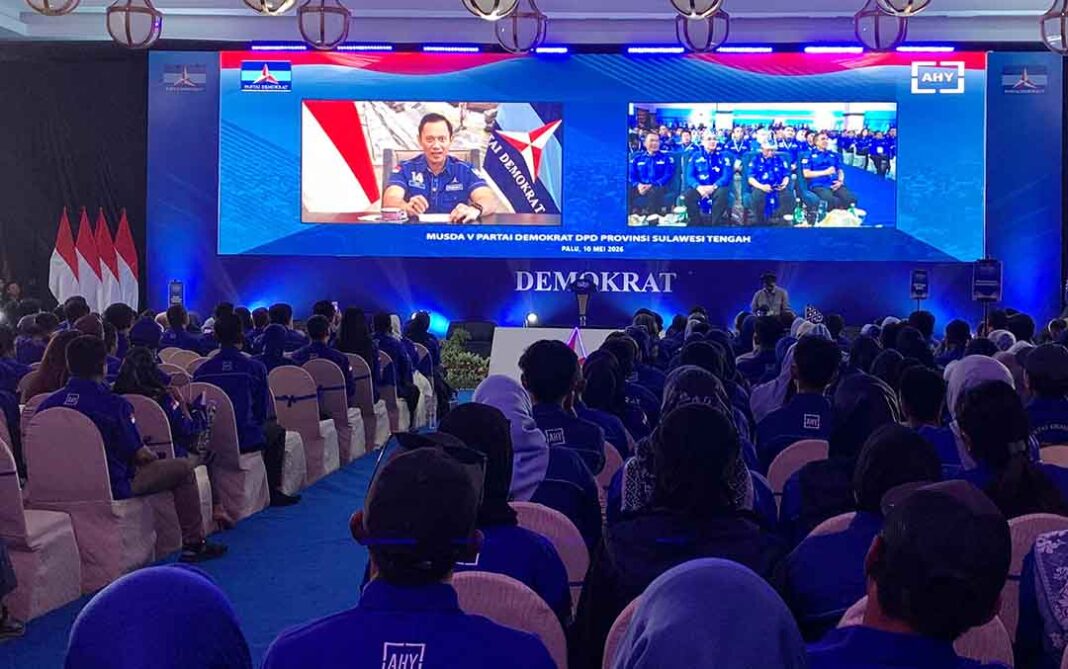 AHY Dorong Regenerasi Kader pada Musda Demokrat Sulteng, Soroti Peran Gen Z dan Milenial