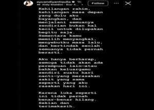 Profil Ayu Aulia: Selebgram yang Viral Ungkap Pernah Punya Hubungan dengan Bupati Inisial R hingga Kehilangan Rahim 2 UNGKAP MASA LALU - Unggahan Ayu Aulia di Instagram terkait pengakuan sang Selebram dan hubungannya dengan Bupati berisial R. Dari hubungan itu, Ayu Aulia mengaku menempuh jalan aborsi, dan sampai harus kehilangan rahim. OFFICIAL INSTAGRAM AYU AULIA/REPRO