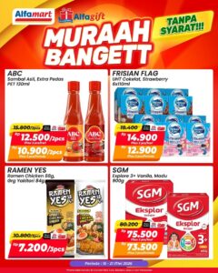 Katalog produk di Promo Muraah Bangett minggu ini, Selasa (19/5/2026). OFFICIAL INSTAGRAM ALFAMART/REPRO