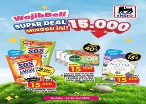 Promo Superindo Terbaru: Super Deal Harga Spesial hingga Diskon Bertabur Potong Harga 1 PROMO SUPERINO - Ada yang menarik dalam promo Superindo hari ini, Rabu (18/5/2026). Satu di antaranya promo Promo Super Deal. OFFICIAL INSTAGRAM SUPERINDO