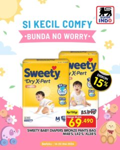 Promo Superindo Hari Ini: Popok Bayi Murah hingga Produk Perawatan Tubuh Khusus Pria Diskon Nyaris Separo Harga 1 PROMO SUPERINDO - Berbagai barang ditawarkan dengan diskon hingga potongan harga super murah di promo Superindo terbaru edisi hari ini, Rabu (20/5/2026). Cek lengkap di artikel ini. OFFICIAL INSTAGRAM SUPERINDO