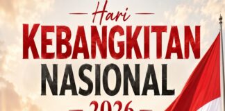 Ilustrasi Hari Kebangkitan Nasional 2026 yang diperingati setiap 20 Mei sebagai momentum memperkuat persatuan dan semangat nasionalisme.