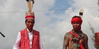 Pemimpin Pasukan Merah TBBR Panglima Jilah mengajak Jokowi bermain film kolosal tentang Dayak. Jokowi disebut merespons positif ide kebudayaan tersebut.
