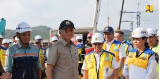 Menteri PU Tinjau Sekolah Rakyat Cilacap, Soroti Pengendalian Drainase Proyek