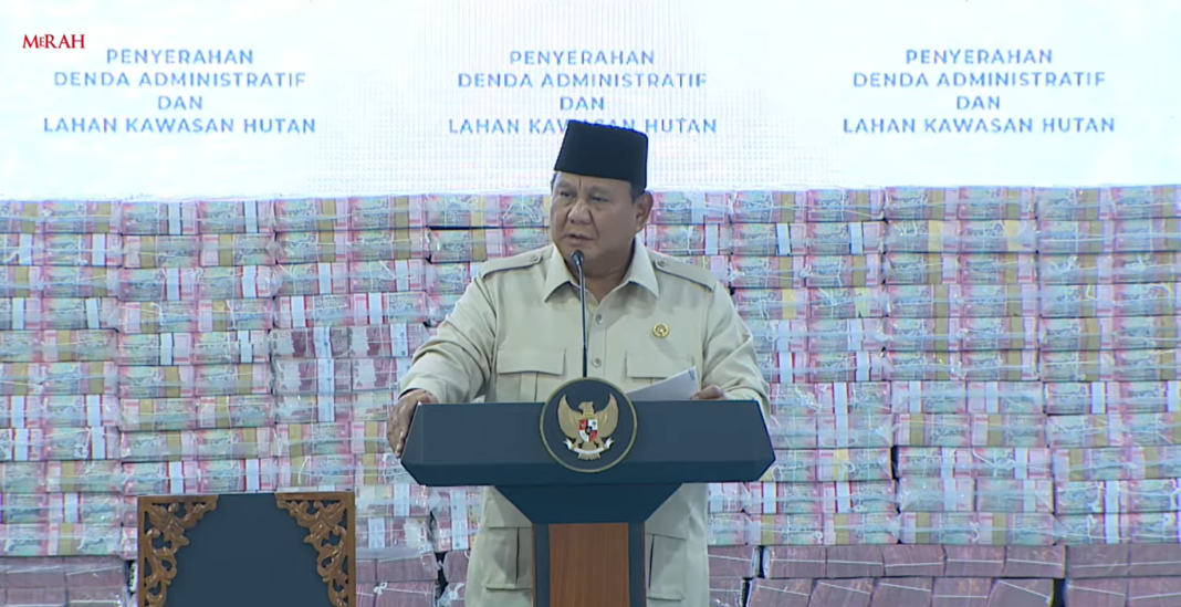 Prabowo Curiga Duit Koruptor Disimpan di Rekening Istri Muda