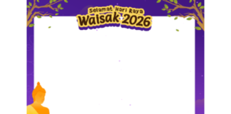 Simak pilihan Twibbon Hari Raya Waisak 2026 terbaik untuk dibagikan di WhatsApp, Instagram, Facebook, dan media sosial lainnya.