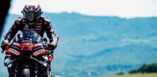PACU MOTOR - Pembalap Aprilia, Marco Bezzecchi memacu motor andalannya di Race MotoGP 2026 beberapa waktu lalu. Kelar MotoGP Italia 2026 pada Minggu (31/5/2026) tadi malam, balapan terbaru akan digelar di Sirkuit Marc Marquez di negara ini. OFFICIAL INSTAGRAM MARCO BEZZECCHI/REPRO