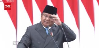 Presiden Prabowo Subianto menyampaikan pidato dalam Rapat Paripurna DPR RI dan menyinggung posisi PDIP sebagai partai di luar kabinet pemerintah.