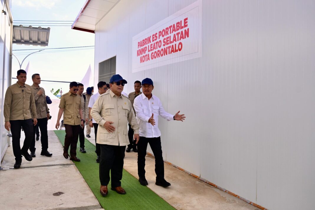 Prabowo Tinjau Kampung Nelayan Merah Putih di Gorontalo, Siapkan Ekosistem Perikanan Modern