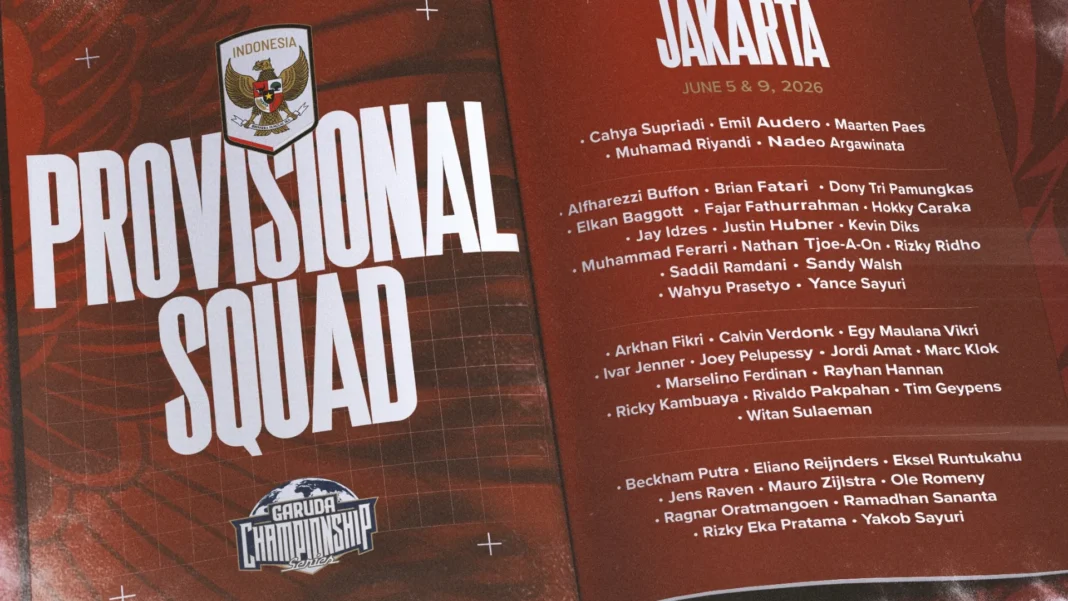 Panggil 44 Pemain, John Herdman Siapkan Dua Timnas Indonesia untuk FIFA Matchday dan ASEAN Championship 2026