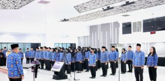 Ossy Dermawan lantik 1322 PNS dan 212 Jabfung ATR BPN di Jakarta