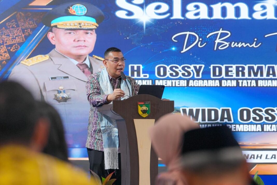 79,5 Persen Wilayah ATR/BPN Sudah Dipetakan, Wamen Ossy Dorong Satu Peta Nasional