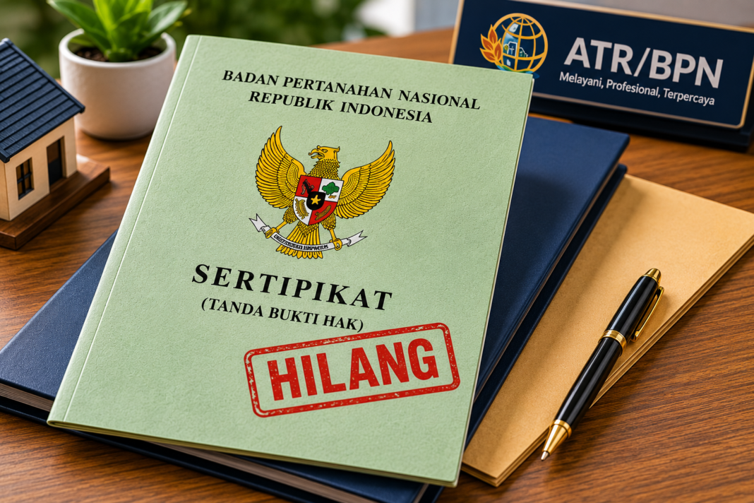 Sertipikat Tanah Hilang? Jangan Panik, Begini Cara Mengurus Penggantinya