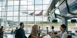 PROMO TIKET PESAWAT - Sejumlah paket promo tiket pesawat di Juni 2026 ini dihadirkan oleh sejumlah platform e-commerce ternama di Indonesia seperti di Traveloka dan Tiket.com. Berikut detailnya, Selasa (8/6/2026). GEMINI AI / REPRO