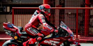 TAK TERTANDING - Marc Marquez memacu motor Ducati Desmosedici GP-25 andalannya dalam race MotoGP 2026 beberapa waktu lalu. Marc Marquez berhasil menjadi pemenang MotoGP Hungaria 2026 tadi malam, Minggu (7/6/2026). OFFICIAL INSTAGRAM MARC MARQUEZ/REPRO