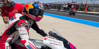 MELESAT DI SIRKUIT - Pembalap Indonesia, Veda Ega Pratama memacu motor Honda andalannya di race Moto3 2026 beberapa waktu lalu. Berikut hasil Veda Ega Pratama di rekap hasil Moto3 Hungaria 2026 hari ini di race puncak MotoGP Hungary 2026, Minggu (7/6/2026). OFFICIAL INSTAGRAM HONDA TEAM ASIA/REPRO