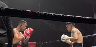PERTARUNGAN KILAT - Bernad Salasa cuma perlu beberapa menit di ronde pertama mengandaskan perlawanan Adi Pawitra di ajang Garuda Fight Championship 2026 Series 2, Sabtu (27/6/2026) malam ini. Hanya 1 ronde, petarung gaek dengan basic beladiri Brazilian Jiujitsu itu terhempas di kanvas ! OFFICIAL INSTAGRAM GARUDA FIGHT/REPRO