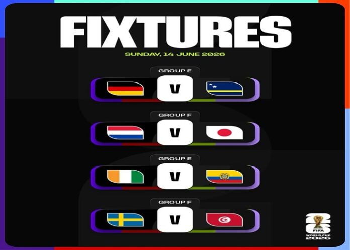 PERTANDINGAN PERDANA - 4 pertandingan Piala Dunia perdana dari Grup E dan Grup F FIFA World Cup 2026 akan tersaji pada Senin (15/6/2026) dini hari WIB hingga pagi WIB nanti. Cek link Live Streaming Nonton Piala Dunia terbaru dari 2 laga tersebut pada link yang ada di artikel ini. OFFICIAL INSTAGRAM FIFA WORLD CUP / REPRO