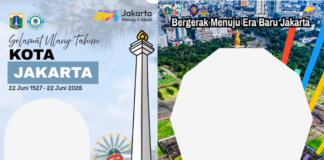 Twibbon HUT ke-499 DKI Jakarta 2026, Jadi Tren di Media Sosial HUT ke-499 DKI Jakarta diperingati pada 22 Juni 2026. Masyarakat dapat ikut memeriahkan perayaan melalui twibbon gratis, ucapan selamat, dan berbagai acara di Kota Tua Jakarta.