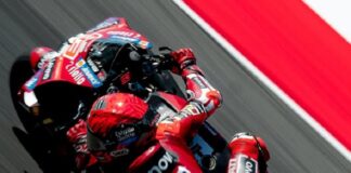 PACU DUCATI - Pembalap Ducati, Marc Marquez memacu Desmosedici GP-26 andalanya dalam balapan MotoGP 2026 beberapa waktu lalu. Inilah rekor Marc Marquez di Sirkuit Balaton Park jelang Balapan MotoGP Hungaria 2026 yang akan digelar Minggu (7/6/2026) pekan depan. OFFICIAL INSTAGRAM MARC MARQUEZ / REPRO
