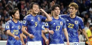 Jepang dan Iran Jadi Dua Tim Asia yang Belum Terkalahkan di Piala Dunia 2026 Jepang dan Iran menjadi dua wakil Asia yang belum terkalahkan hingga matchday kedua fase grup Piala Dunia 2026. Jepang meraih empat poin, sementara Iran mengoleksi dua poin.