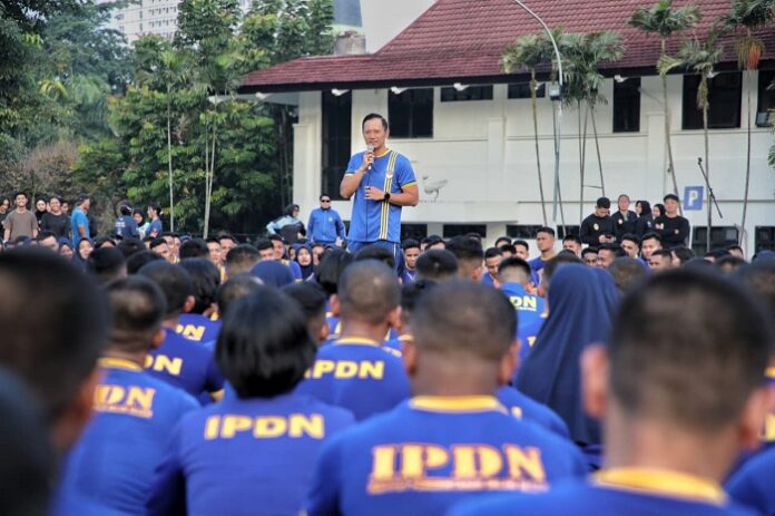 Menteri Koordinator Bidang Infrastruktur dan Pembangunan Kewilayahan Agus Harimurti Yudhoyono (AHY) menyampaikan Studium General di Institut Pemerintahan Dalam Negeri (IPDN) Jatinangor belum lama ini