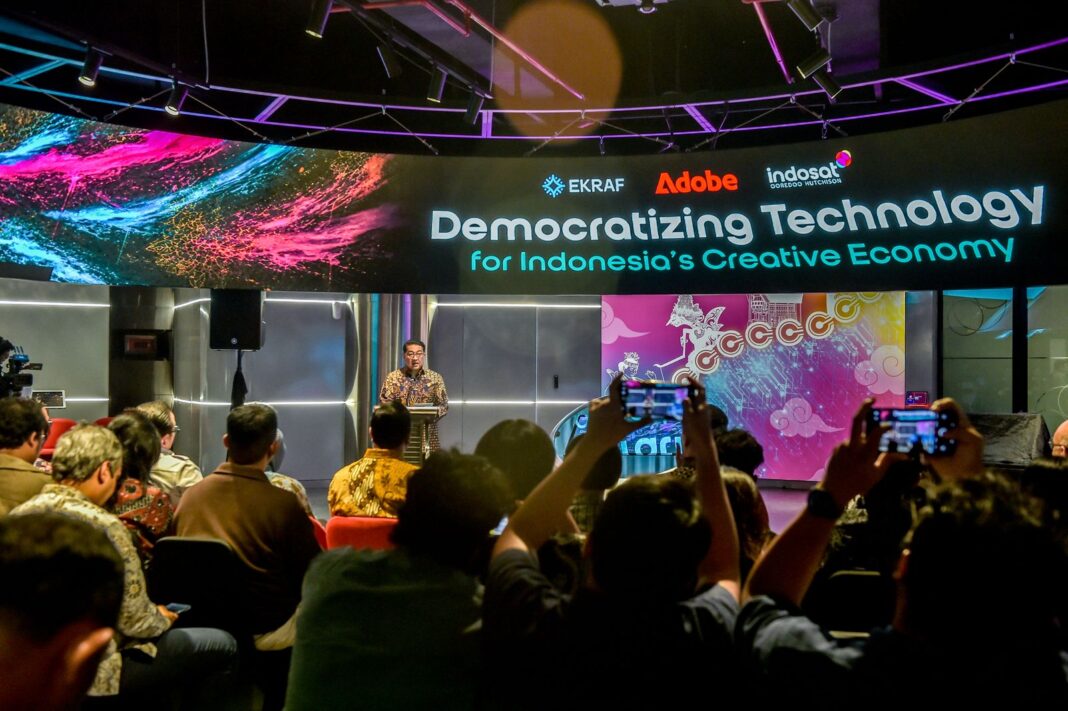 Kementerian Ekraf Gandeng Indosat dan Adobe Cetak 15 Ribu Talenta Kreatif Digital