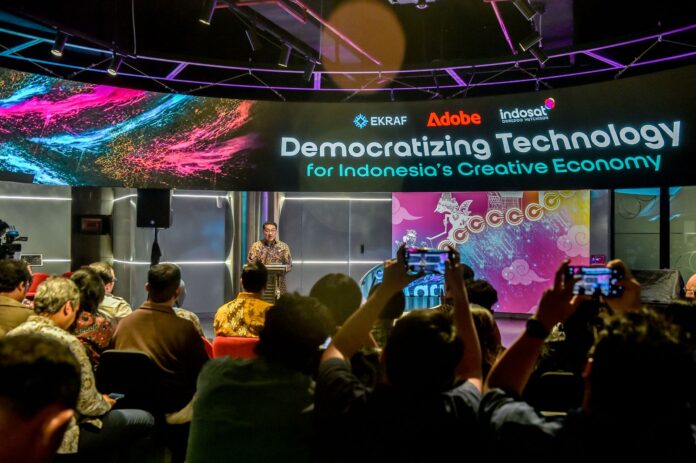 Kementerian Ekraf Gandeng Indosat dan Adobe Cetak 15 Ribu Talenta Kreatif Digital