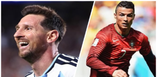 PEMAIN TERTUA - Cristiano Ronaldo adalah satu di antara pemain tertua di Piala Dunia 2026 kali ini. Di perhelatan FIFA World Cup 2030 Portugal-Spain-Morocco nanti, bisa jadi gelar pemain tertua di Piala Dunia edisi tersebut akan dipegang sang rival, yakni Lionel Messi. Berikut ulasannya, Kamis (18/6/2026) OFFICIAL INSTAGRAM FIFA WORLD CUP 2026/REPRO.