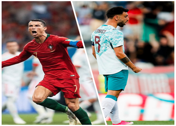 RIVALITAS SETIM - Bruno Fernandes dan Cristiano Ronaldo sudah lebih dari 10 tahun satu tim di skuad Timnas Portugal ! Tapi tak sekalipun Bruno Fernandes pernah memberikan umpan berujung gol ke CR7. Ce di sini lengkapnya, Sabtu (20/6/2026). OFFICIAL INSTAGRAM FIFA WORLD CUP 2026/KOLASE/REPRO