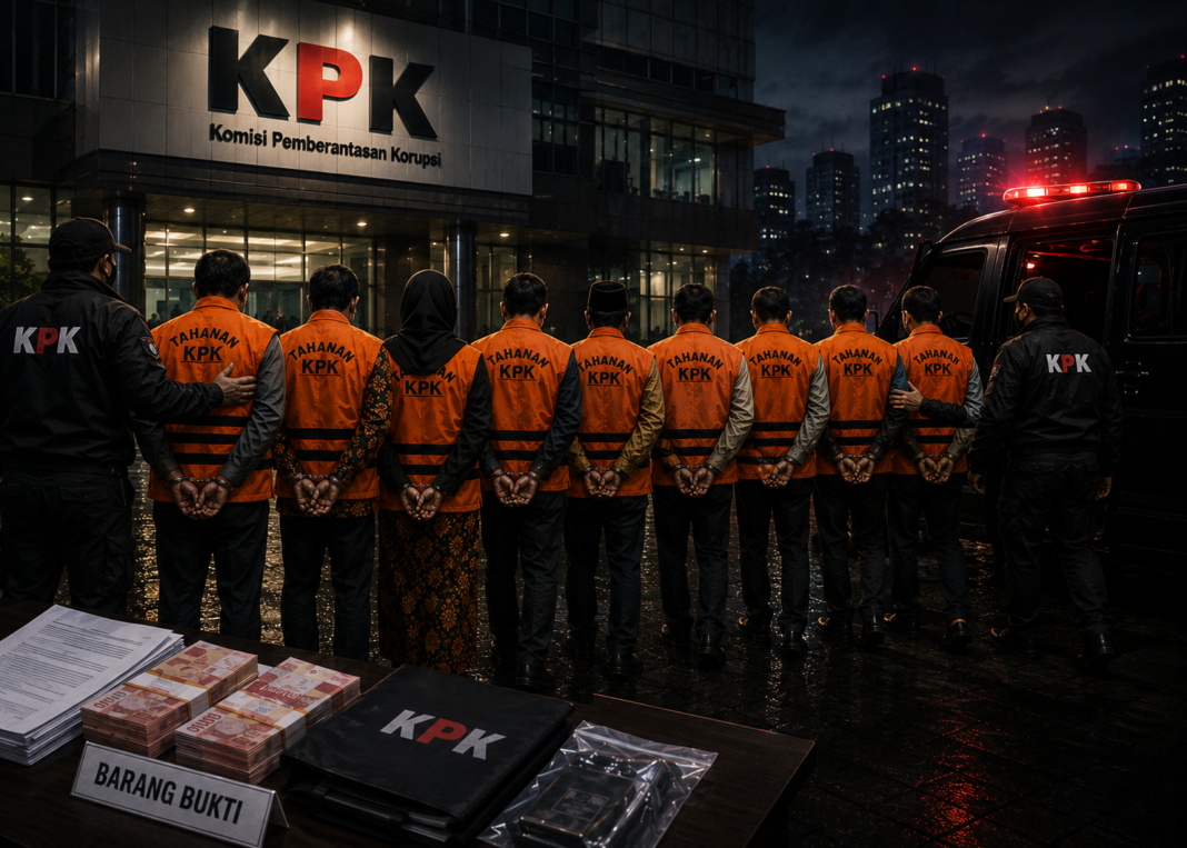 Komisi Pemberantasan Korupsi (KPK) telah menindak 11 kepala daerah sepanjang 2026. Berikut daftar lengkap nama, daerah, dan dugaan kasus yang menjerat mereka.