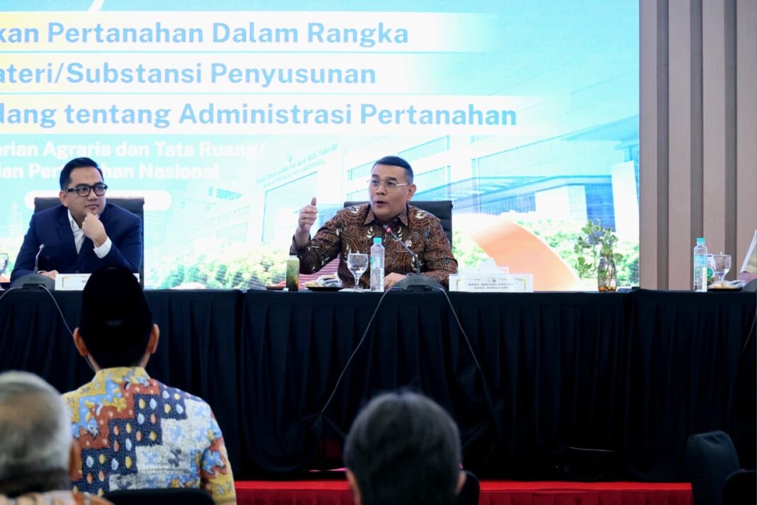 Ossy Dermawan Buka FGD RUU Administrasi Pertanahan