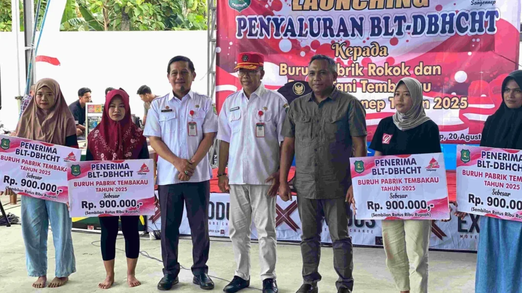 Pemkab Sumenep Salurkan BLT DBHCHT 2026 untuk 2.600 Buruh Tembakau, Tiap Penerima Dapat Rp900 Ribu