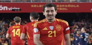 REKOR ISTIMEWA - Mikel Oyarzabal berhasil membuat sensasi dengan langsung masuk daftar pencetak gol terbanyak untuk Timnas Spanyol di Piala Dunia FIFA Sepanjang masa berkat torehan golnya untuk sjkuad La Furia Roja di FIFA World Cup 2026 USA-Canada-Mexico. Berikut rekorna, Minggu (19/7/2026). OFFICIAL INSTAGRAM MIKEL OYARZABAL/REPRO